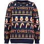 Blue Seven Gebreide Kerst trui (night blue)
