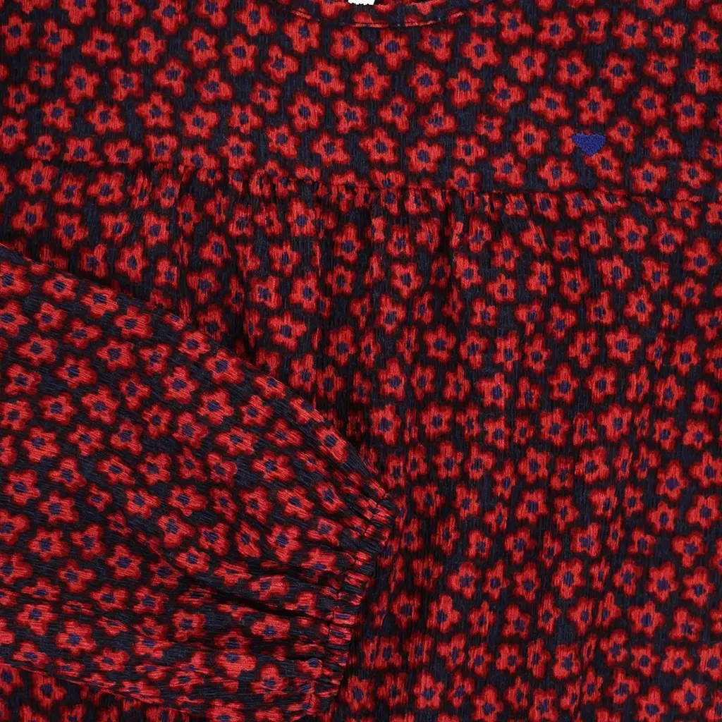 Blouse (red flower)