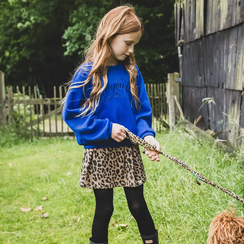 Trui lurex (kobalt blue)