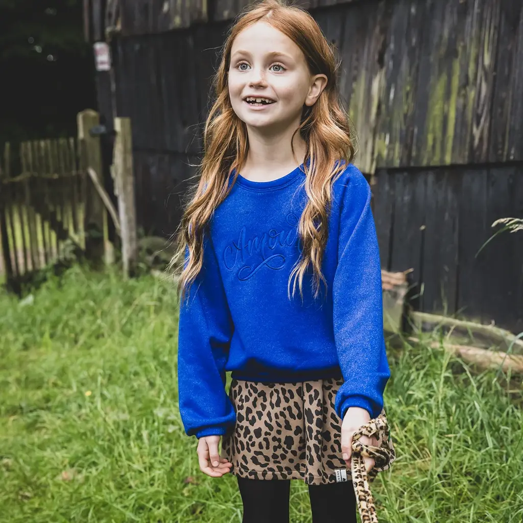 Trui lurex (kobalt blue)