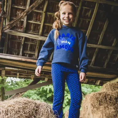 Trui hoodie  (dark blue)