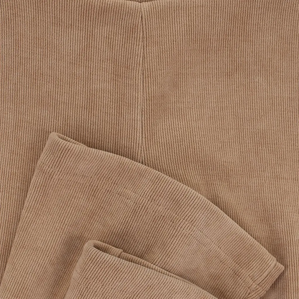 Broek flared rib (clay)