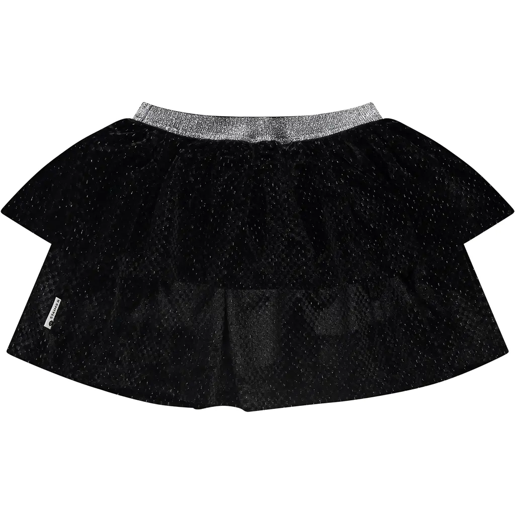 Rokje velvet glitter (blackboard)