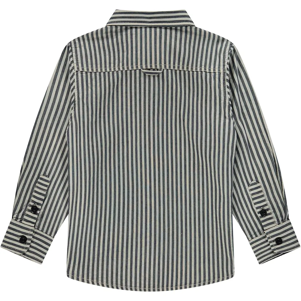 Overhemd stripes (dark blue)