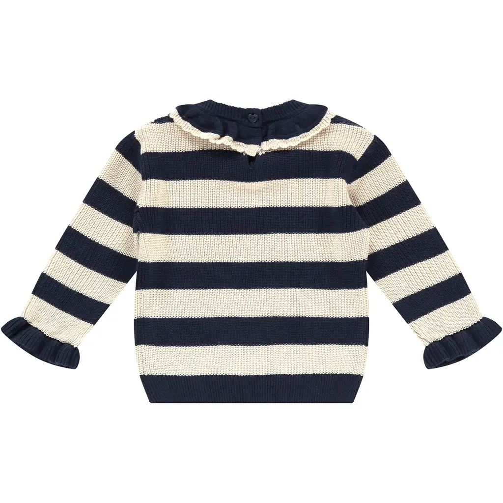 Gebreid truitje (indigo)