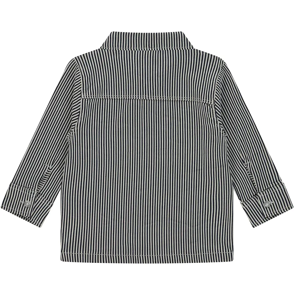 Overhemd stripes (dark blue)