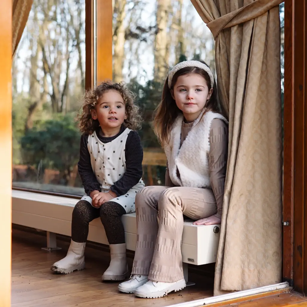 Broek flared Vlinder (light taupe)