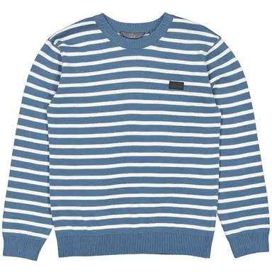 Trui Vermont (aop blue stripe)