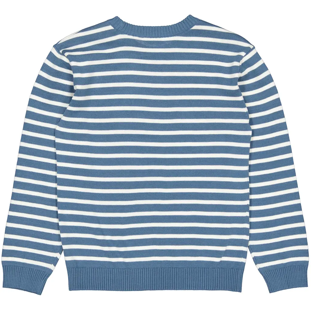 Trui Vermont (aop blue stripe)