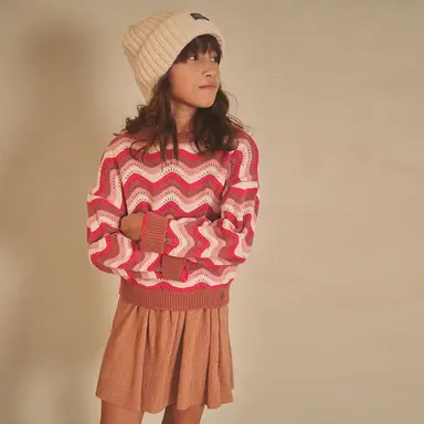 Gebreide trui Kessy (taupe)