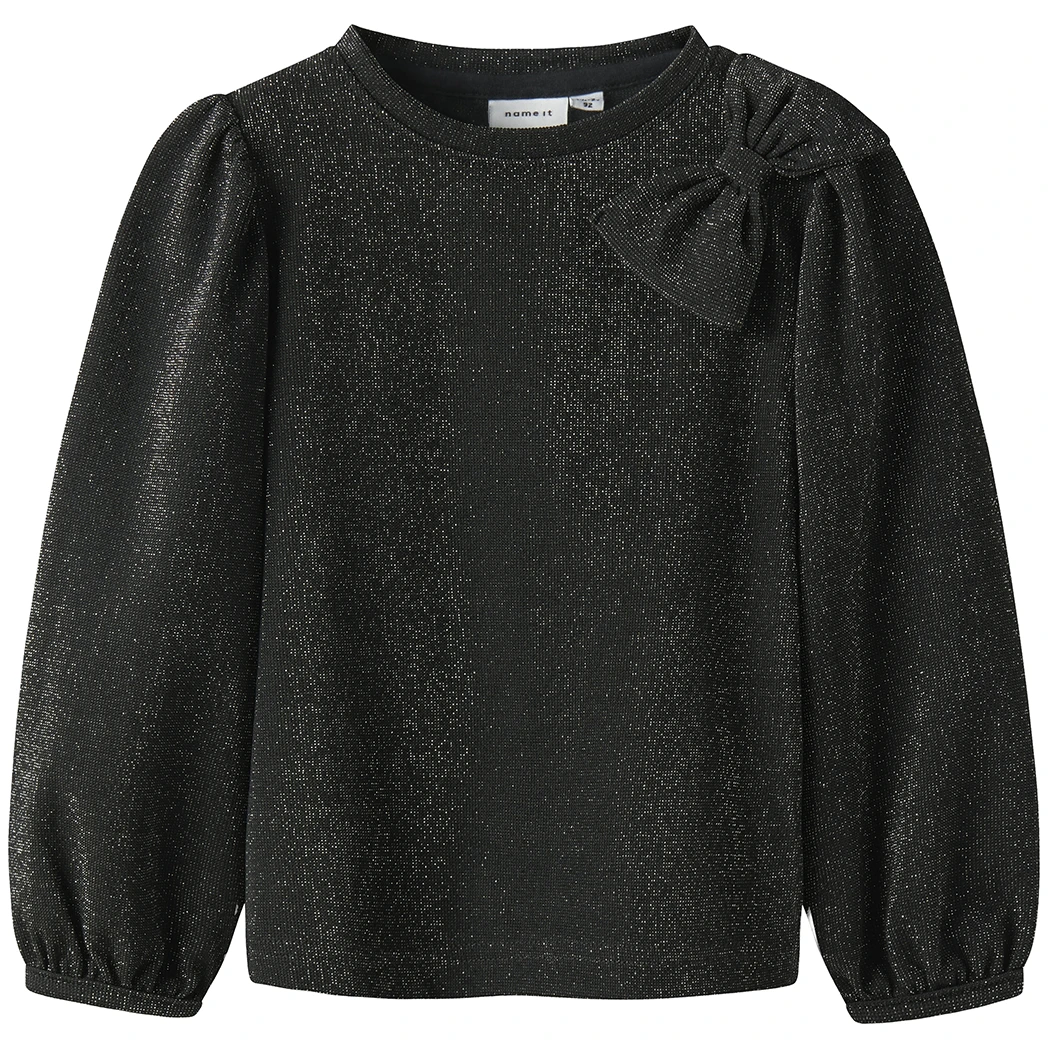 Name It-collectie Top glitter Roisin (black)
