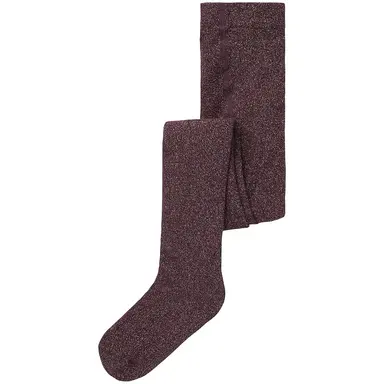 Maillot glitter Rosie (burgundy lurex silver)