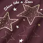Name It Longsleeve Star (burgundy)