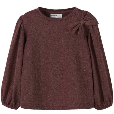 Top glitter Roisin (burgundy)