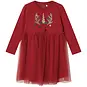 Name It KERST jurk Jul (jester red)