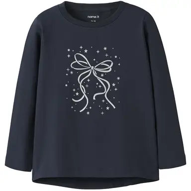 Longsleeve Viparty (navy blazer stars bow)