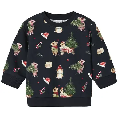 KERST truitje sweat Renu (navy blazer)