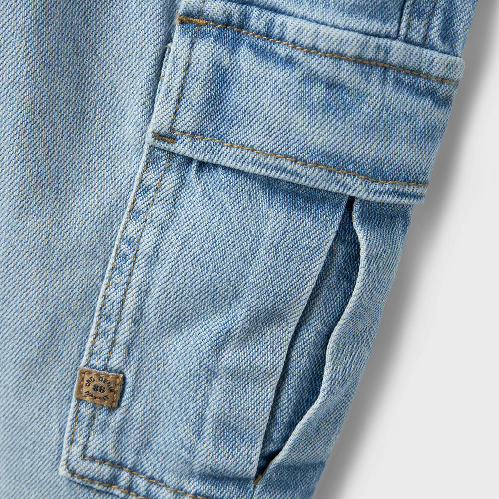 Jeans cargo TAPARED Silas (light blue denim)