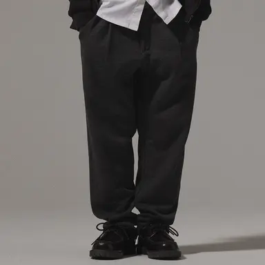 Broek chino sweat Robino (dark grey melange)