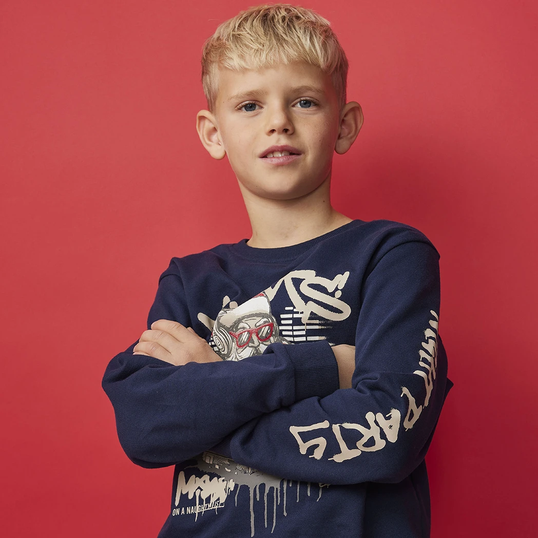 Name It-collectie KERST trui Rallo (navy blazer)