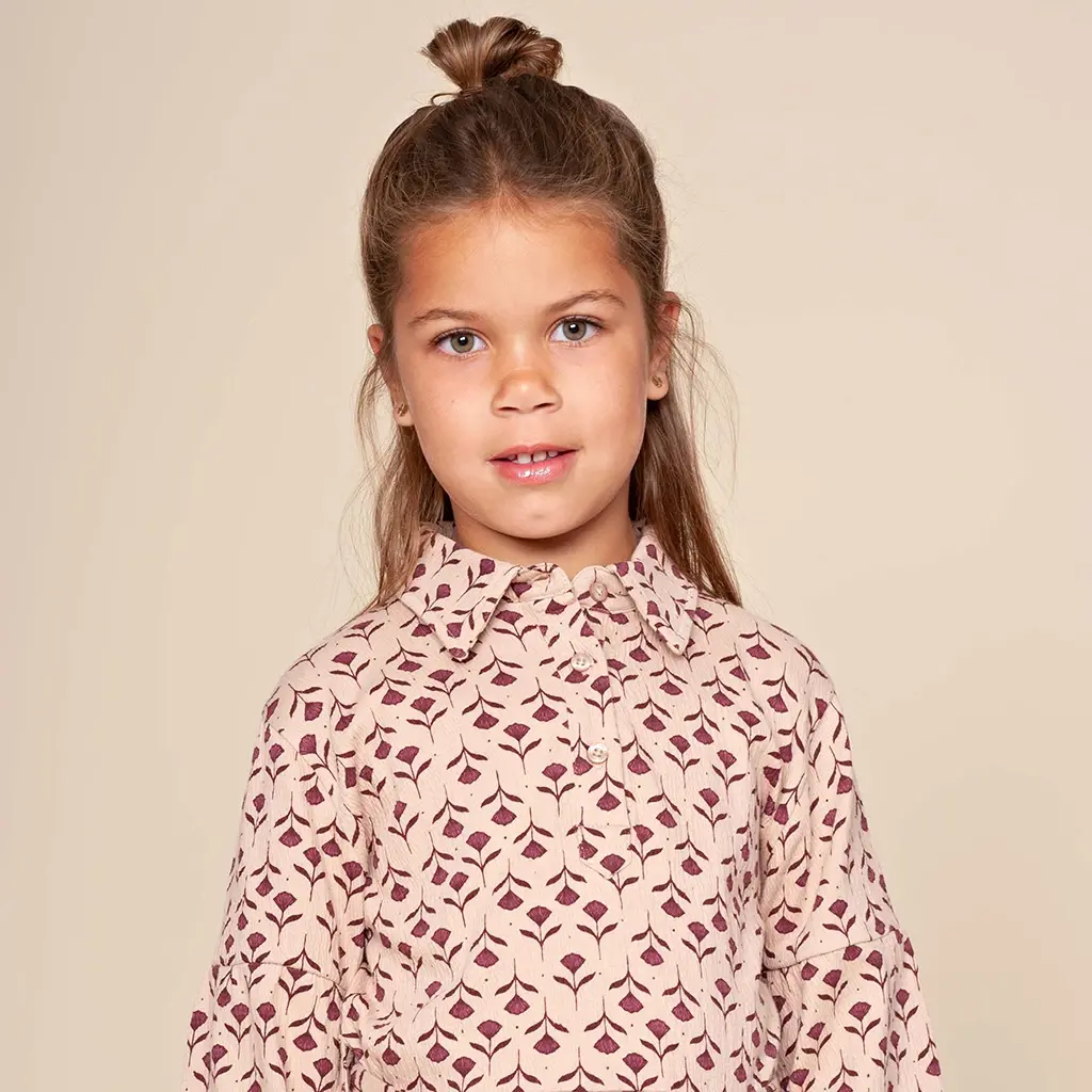 Jurk Valente (aop sand flower)