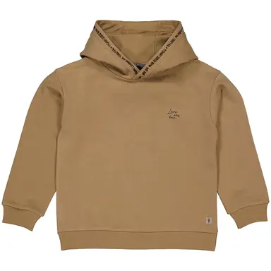 Trui hoodie Verdad (dessert sand)
