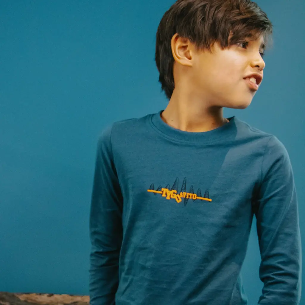 Longsleeve Mees (orion blue)