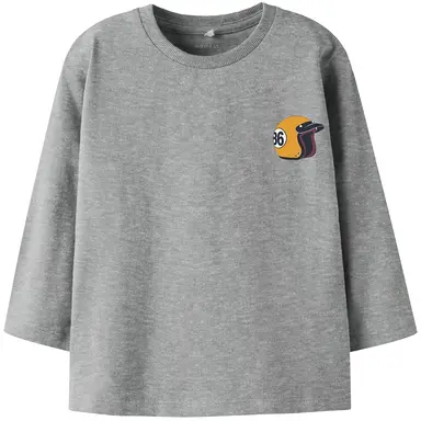 Longsleeve Radolf (grey melange)