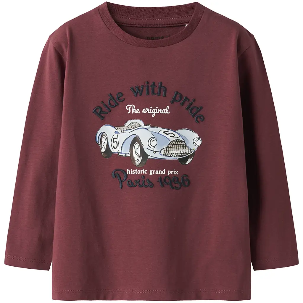 Longsleeve Rubin (burnt russet)
