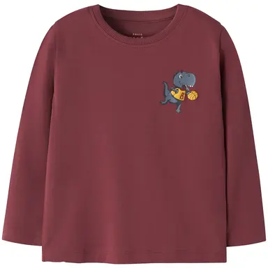 Longsleeve Vux (burnt russet dino basket)