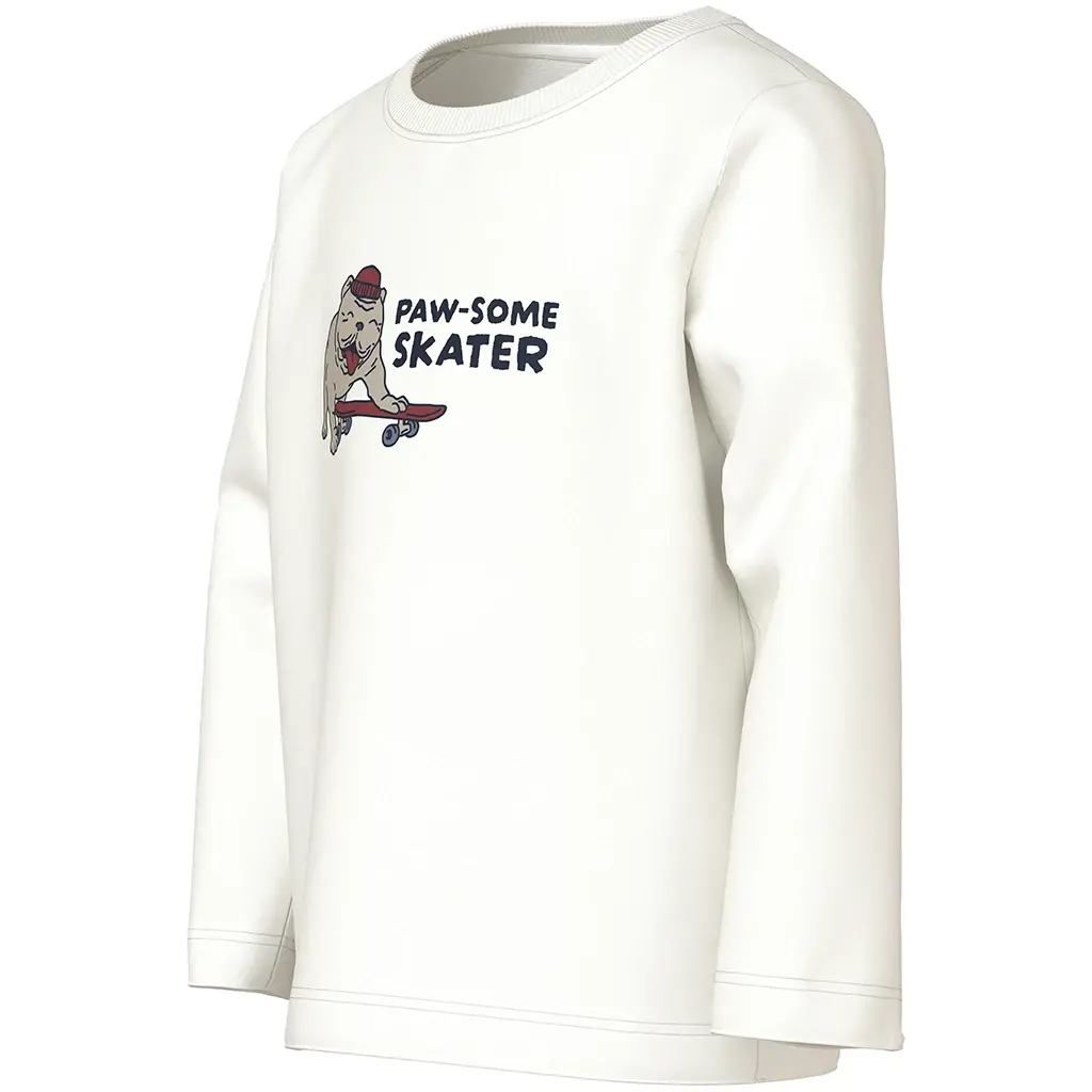 Longsleeve Vux (cloud dancer pawsome)