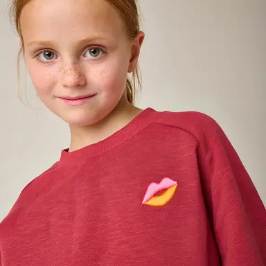 Trui J'Adore (earth red)