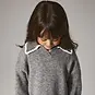Name It Gebreide trui polo Riksa (grey melange)