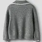 Name It Gebreide trui polo Riksa (grey melange)