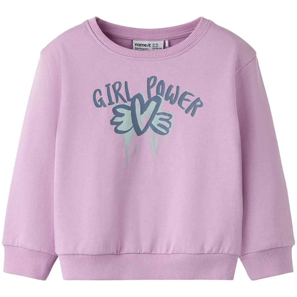 Trui sweat Ritta (pastel lavender)