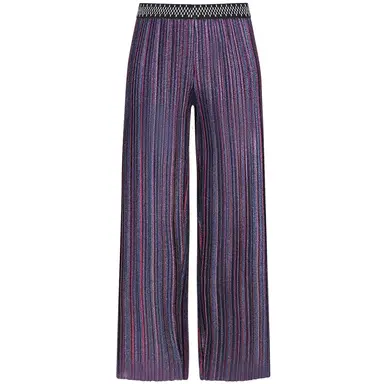 Broek Folly plissé glitter (multi)