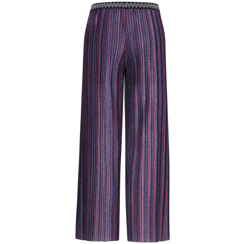 Broek Folly plissé glitter (multi)
