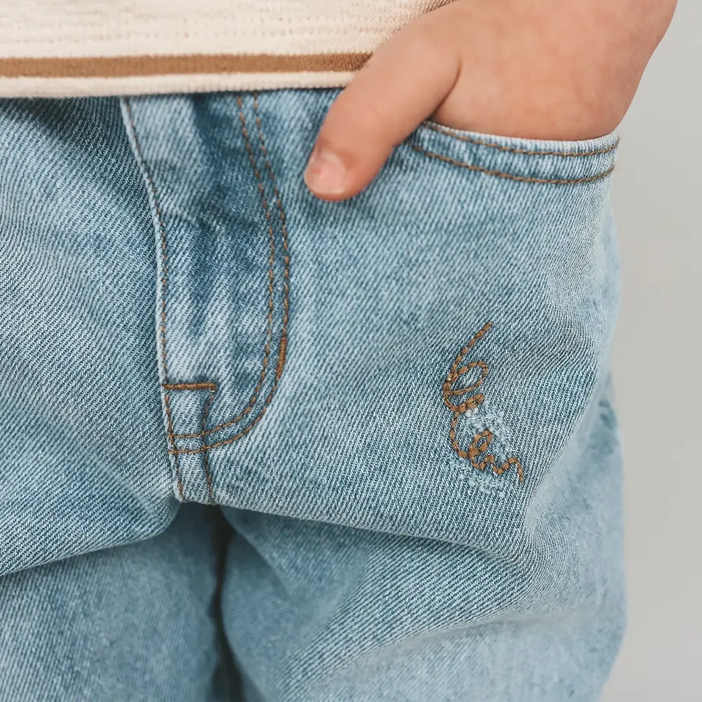 Spijkerbroek (faded blue)