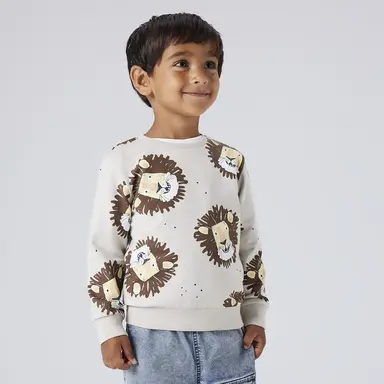 Trui sweat Saku (silver lining AOP)