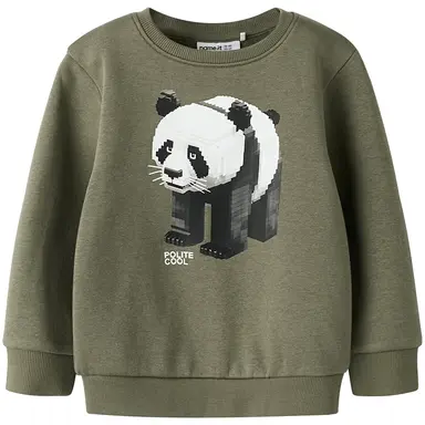 Trui sweat Sigurt (dusty olive)