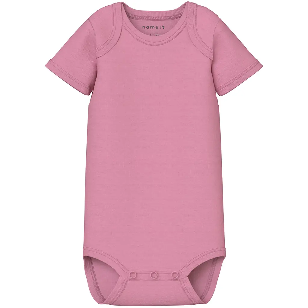 Drie rompertjes Flower (jet stream/lilac marble/cashmere rose)