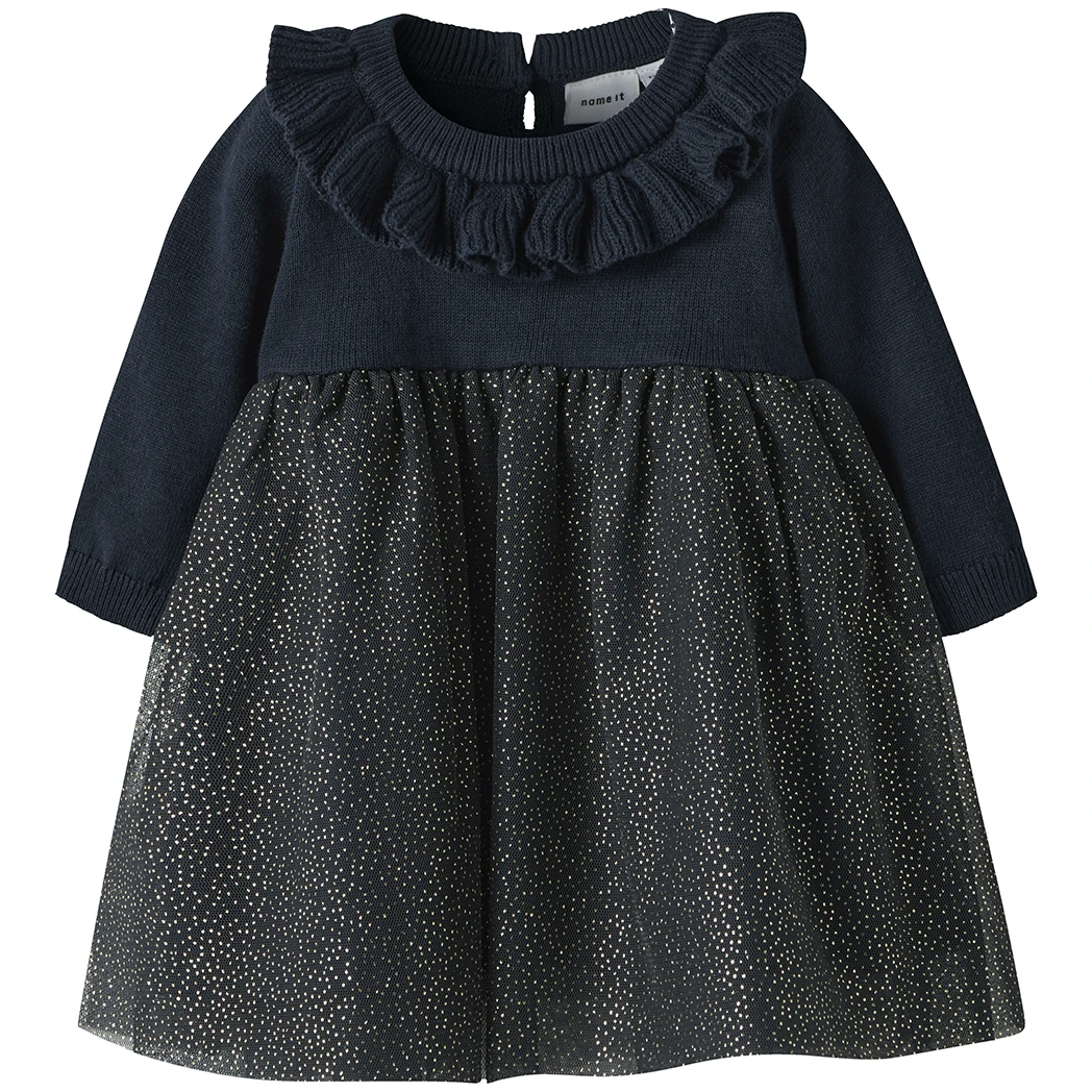 Name It-collectie Gebreid jurkje Rolia (navy blazer)