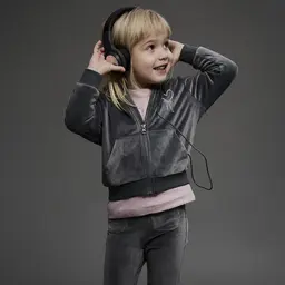 Vest velours Selour (lava smoke)