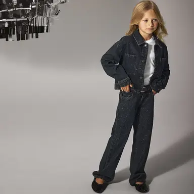 OP=OP! Jeans WIDE LEG Rose (dark midnight denim)