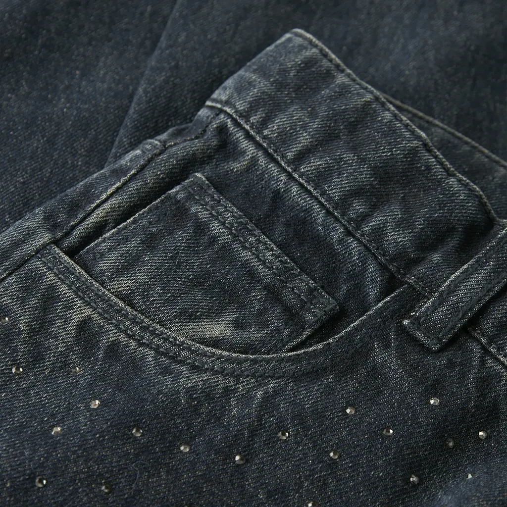 Jeans WIDE LEG Rose (dark midnight denim)