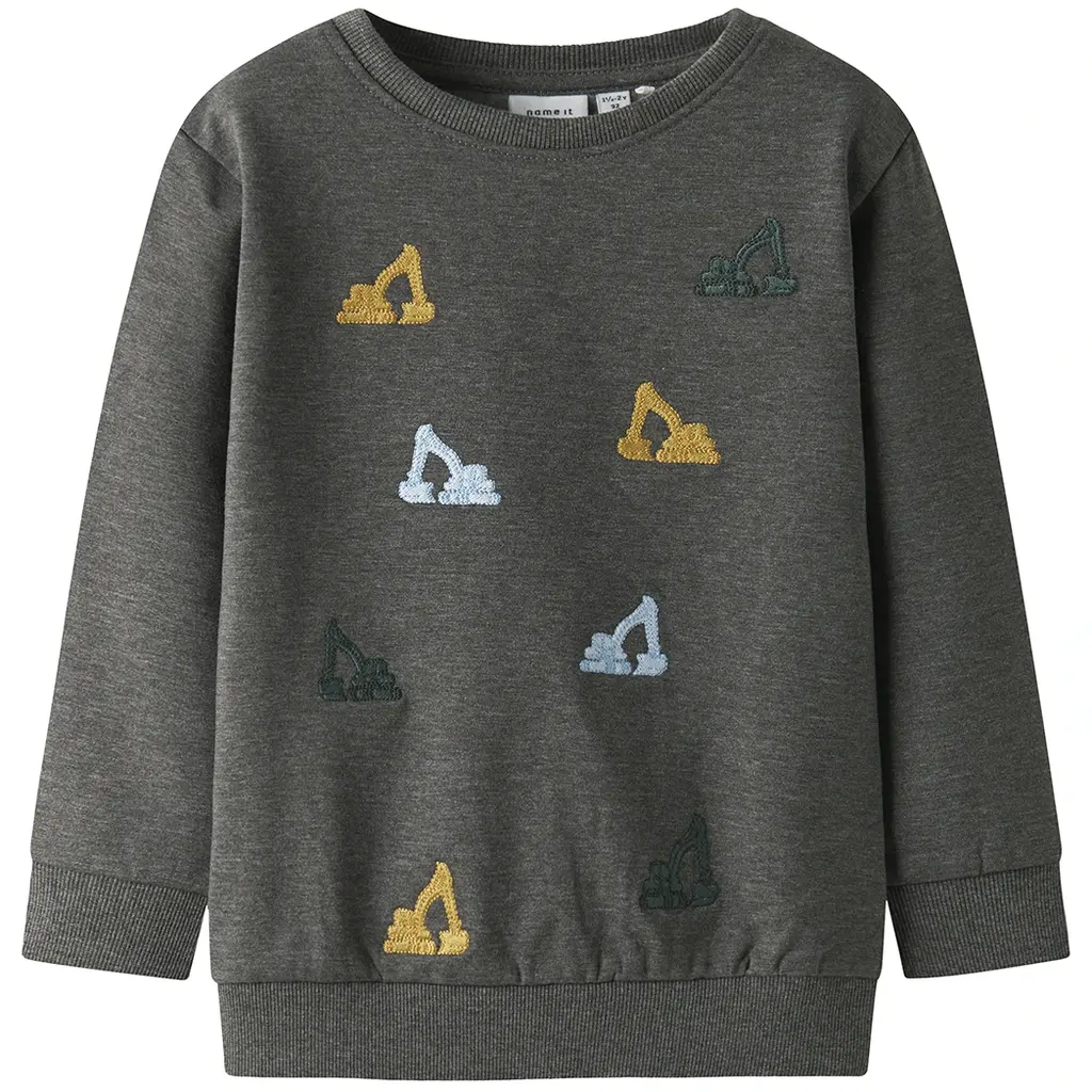 Trui sweat Sandro (dark grey melange)