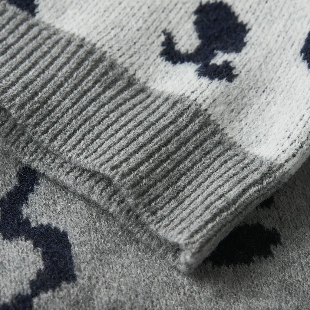 Gebreide trui Sauel (grey melange)