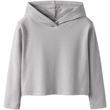 Truitje rib hoodie Tella (lilac marble)
