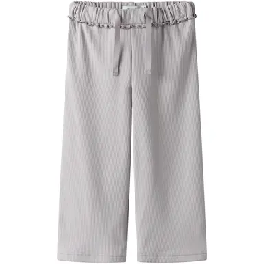 Broek rib WIDE LEG Tella (lilac marble)