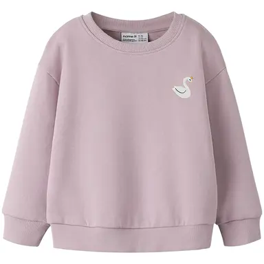 Trui sweat Vallene (dark pink swan)